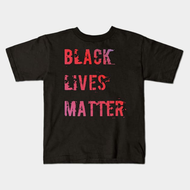 Black Lives Matter t-Shirt Kids T-Shirt by Teeeyes